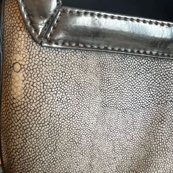 RACHEL ROY METALLIC FABRIC VELVET EVENING PURSE - Picture 8 of 10